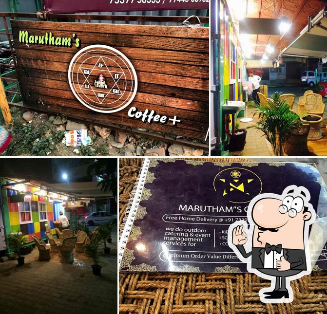 See this picture of Marutham's Coffee