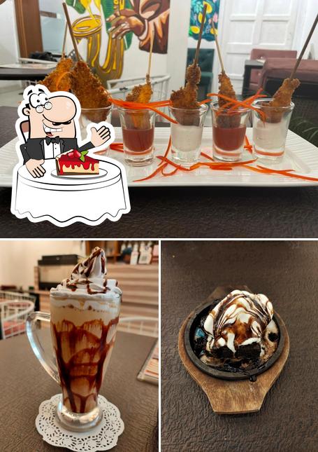 Bean Stop offers a selection of sweet dishes