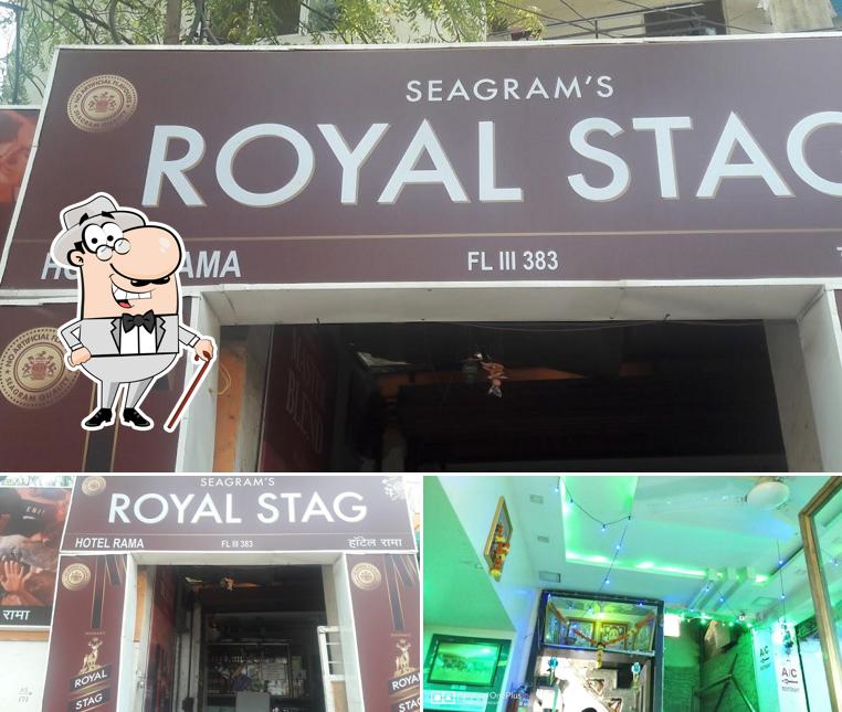 The restaurant's exterior and interior