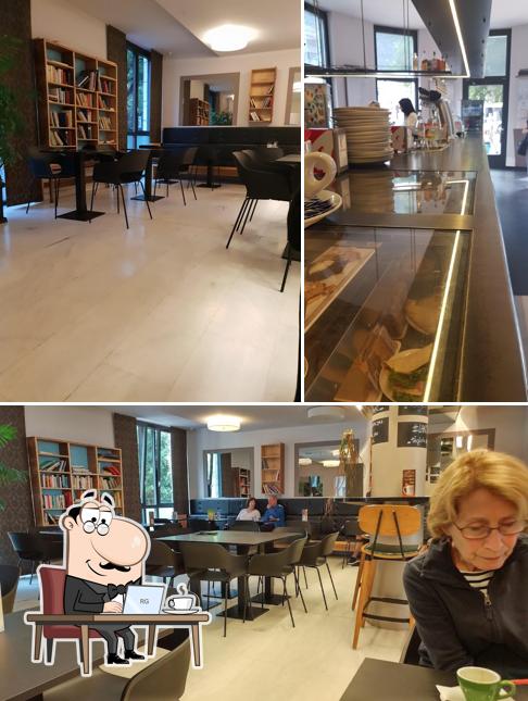 Gli interni di Landhaus Bar