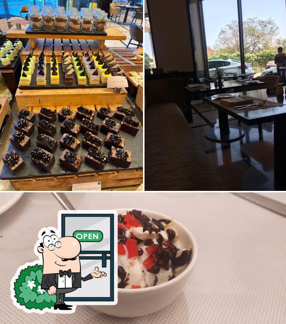 This is the photo showing exterior and food at Seasons by Radisson Blu