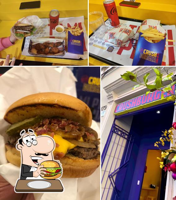 Crush Burger offre un'ampia varietà di opzioni per gli amanti dell'hamburger