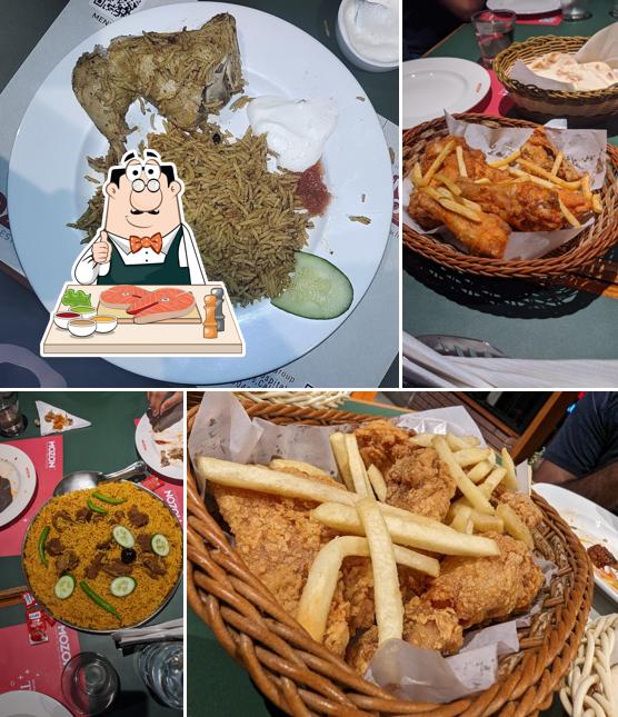 Fish and chips at Mozon Restaurant