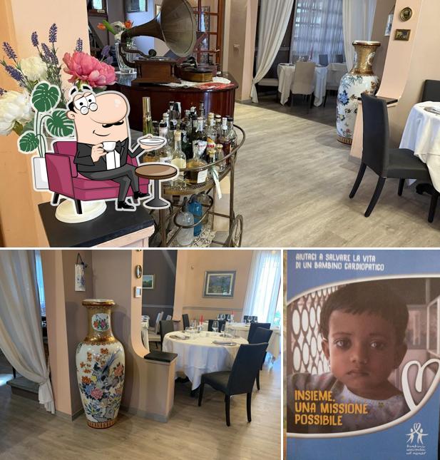 Dai un'occhiata agli interni di La Rosa Blu