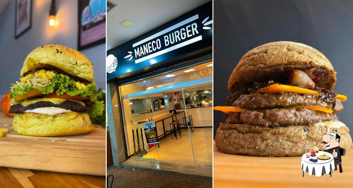Peça um hambúrguer no Maneco - O Quintal Mineiro