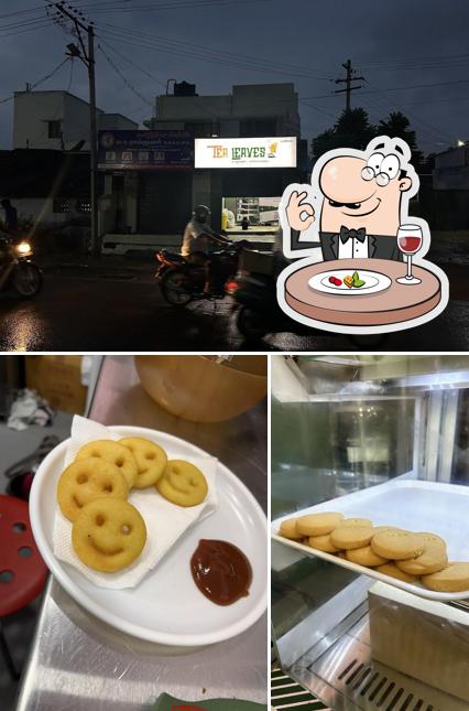 This is the photo displaying food and exterior at Tea Leaves