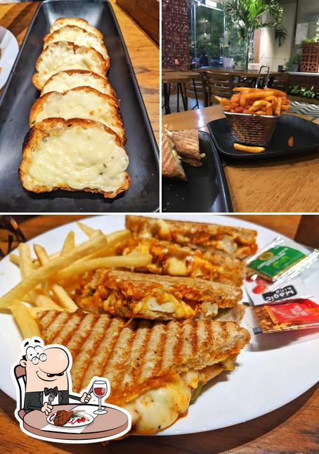 Pick meat dishes at Brew Merchant. Cafe & Bar