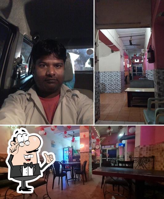 The interior of New Agra Caterers Bar & Restaurant