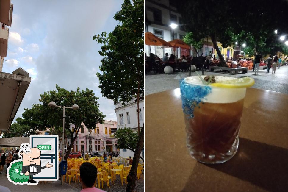 O exterior do Rota do Marujo Bar Rest e Eventos-Praça da Moeda -Recife Antigo