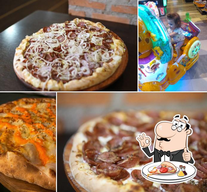 Consiga diversos tipos de pizza