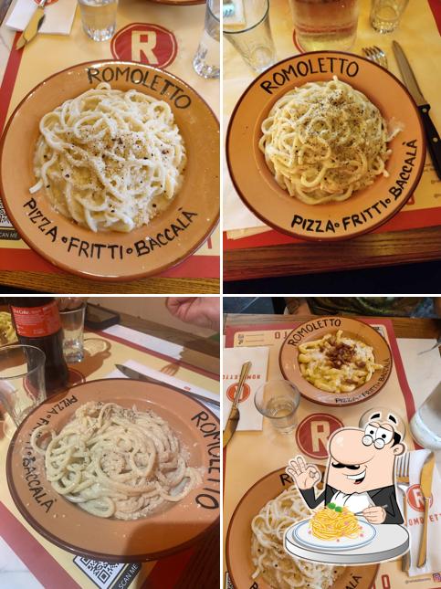 Spaghetti alla carbonara al Romoletto