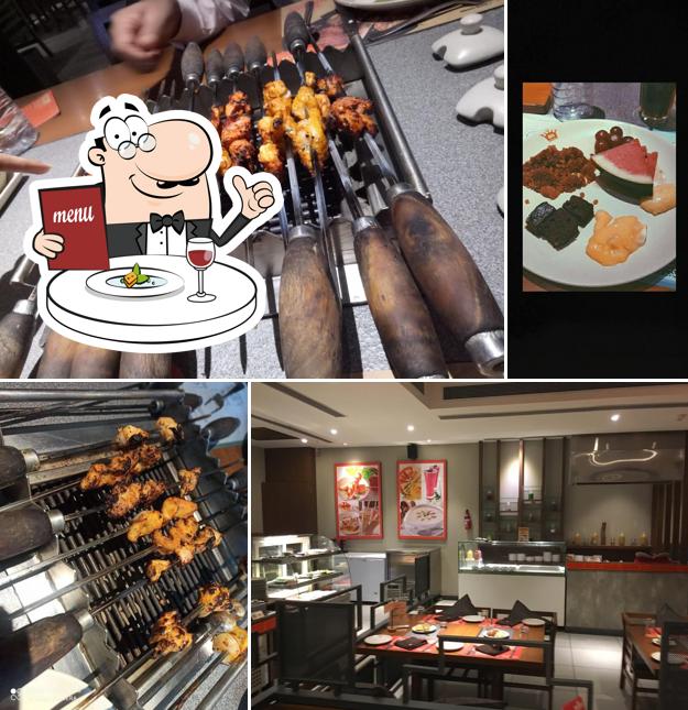 Food at Barbeque Nation