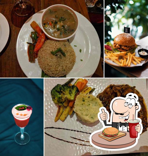 Hamburger at The Reservoire Koramangala