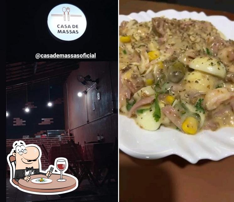 Comida em Casa de massas