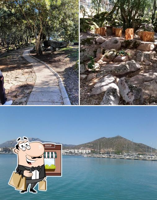 Goditi la vista dall'area esterna di Bar Ale B