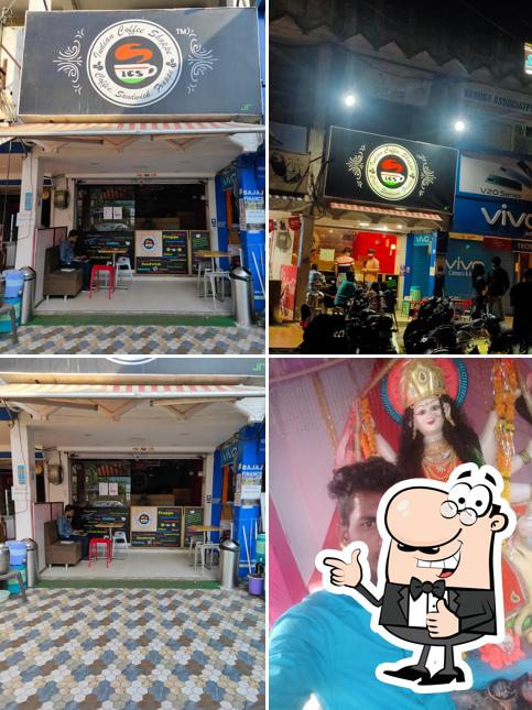 Look at the pic of Indian Coffee Shoppe(ICS)