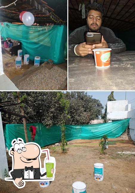 Enjoy a drink at MGD Cafe