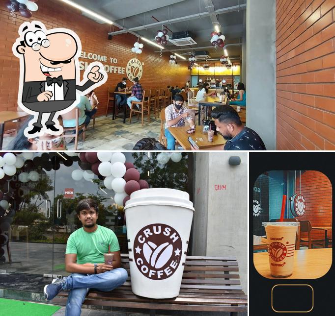 The interior of Crush Coffee - Science City