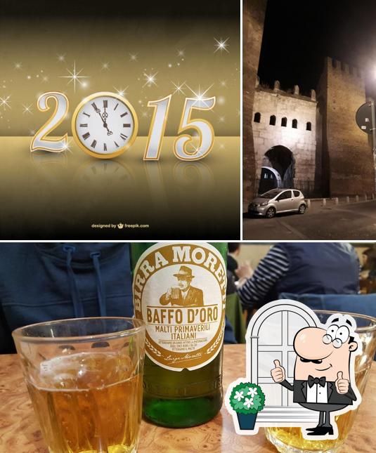 Tra le varie cose da Pizzeria L'economica si possono trovare la esterno e birra