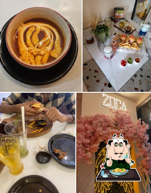 Food at Zoca Courtyard