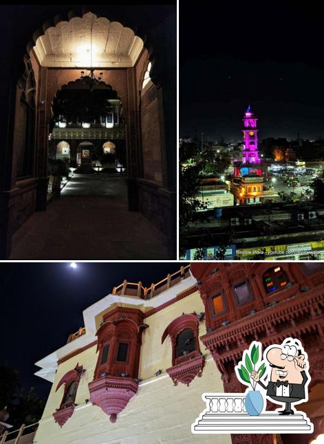 You can get some fresh air at the outside area of Indique Restaurant & Bar