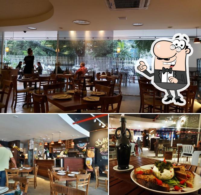 Veja imagens do interior do Mahatma Pizza