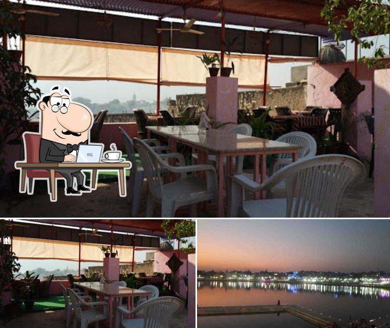 Raju Terrace Garden Restaurent is distinguished by interior and exterior