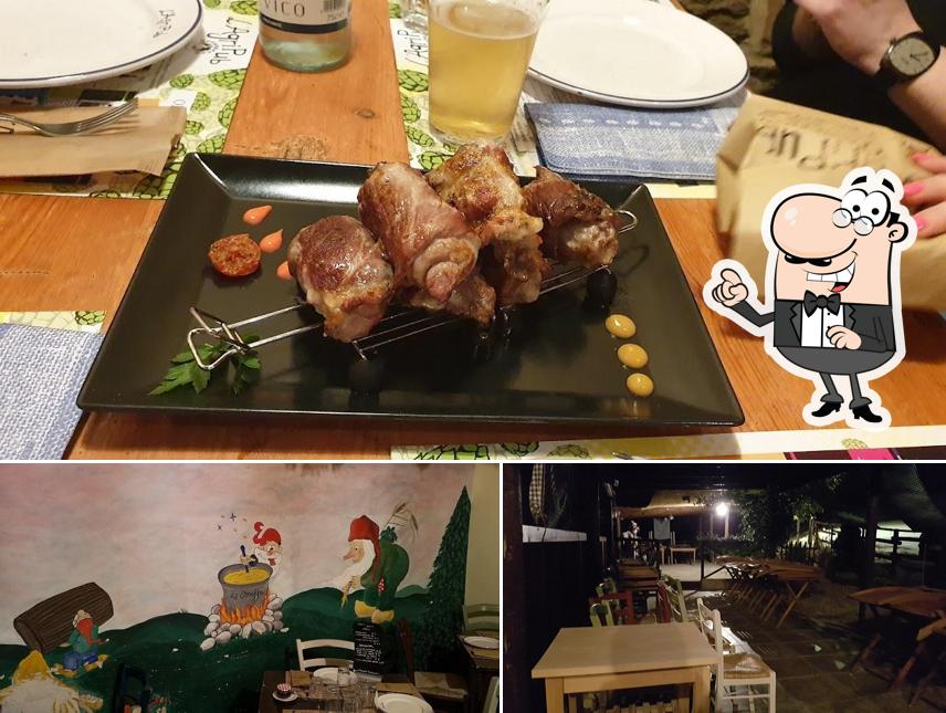La immagine di interni e cibo da L'AgriPub Opperbacco