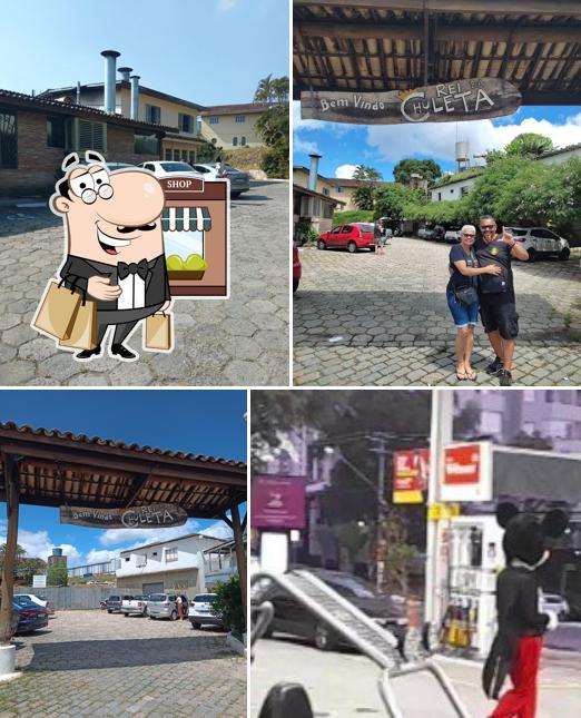 Você pode espairecer no na área externa do REDE 28 - Churrascaria e Restaurante Rei da Chuleta