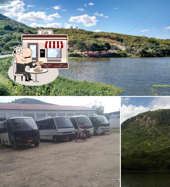 a área exterior é uma característica importante do Açude Quandu, Itapipoca, Ceara 