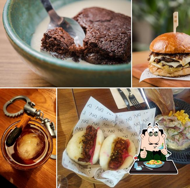 Comida em Aki Asian Kitchen