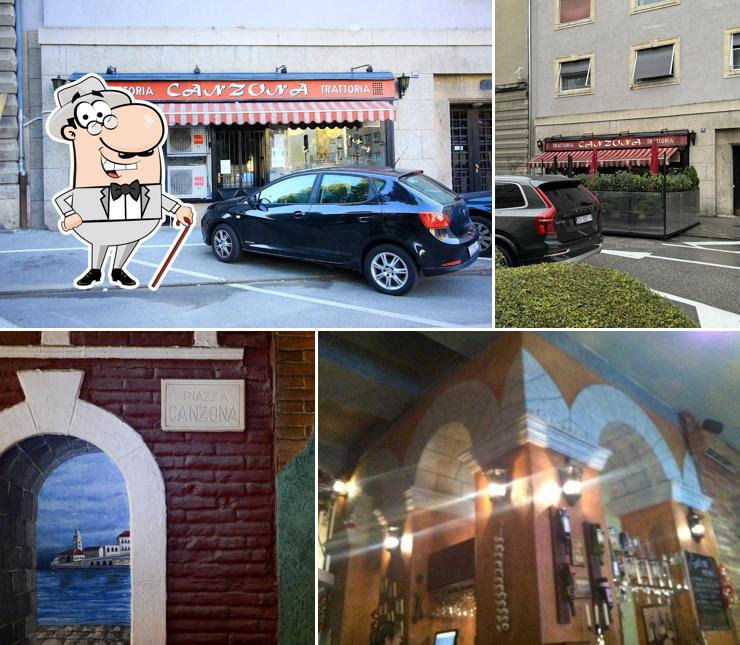 Gli esterni di Canzona - Trattoria