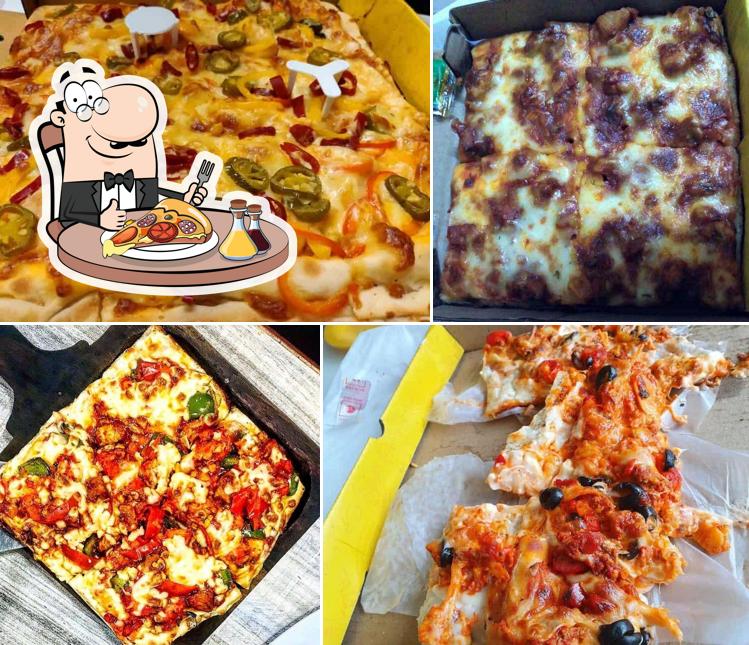 Pick pizza at Square Pizza