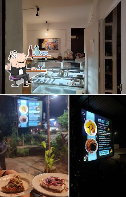 The interior of Karamel Cafe