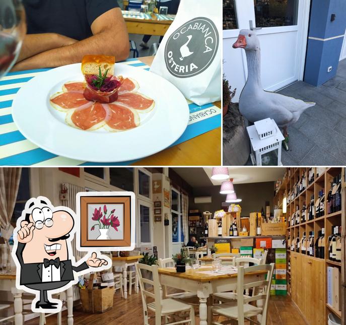 Gli interni di Oca Bianca Osteria Ristorante