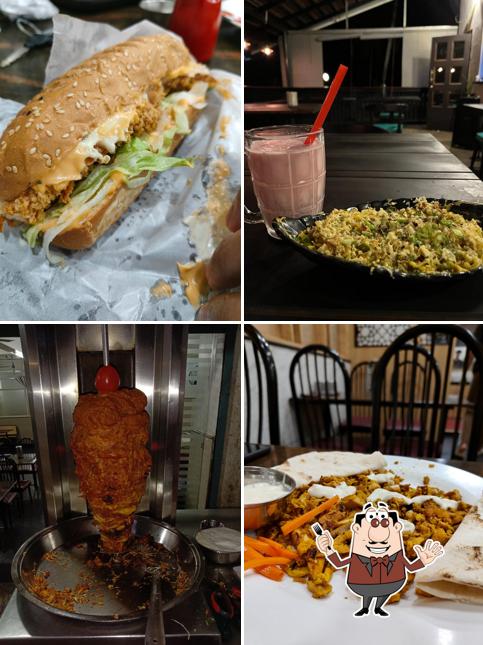 Pulled pork sandwich at Paradise Family Restaurant