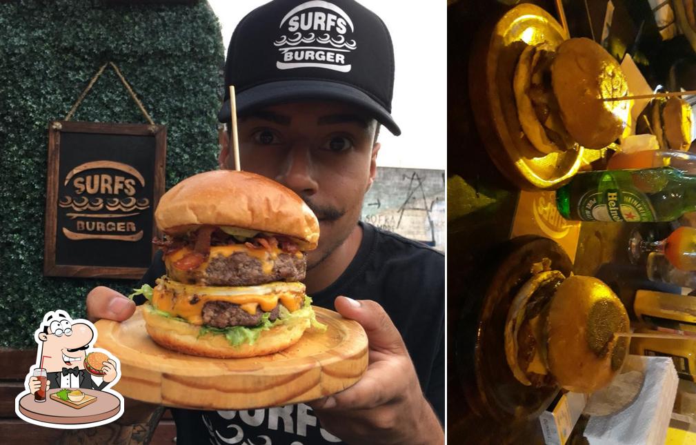 Deguste um dos hambúrgueres servidos no Surfs Burger