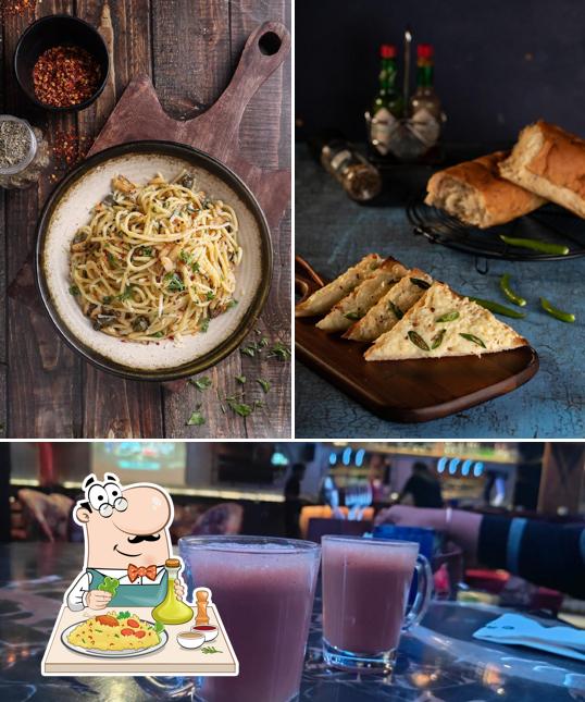 The restaurant's food and beverage