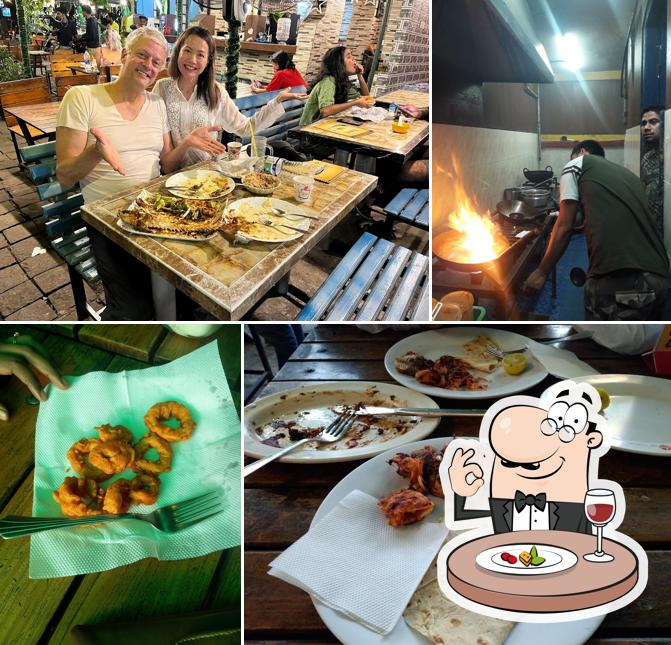 Meals at Kerala cafe seafood restaurant