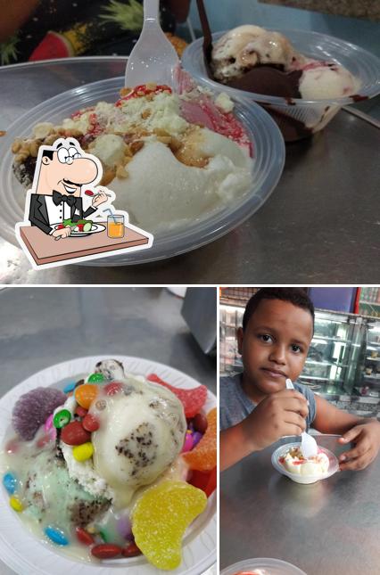 Sorvete em Sorveteria Danúbio Azul