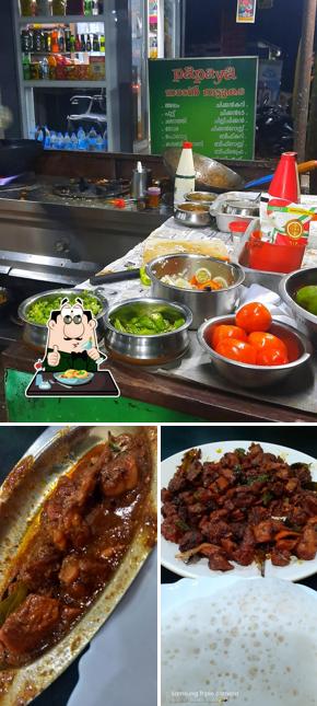 Food at Papaya Restaurant