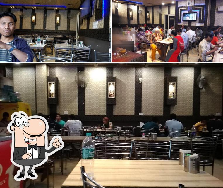 The interior of New Friends Dhaba