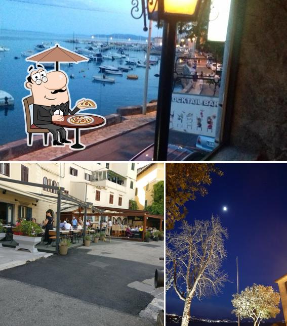 Goditi la vista dall'area esterna di Caffe Bar Surf