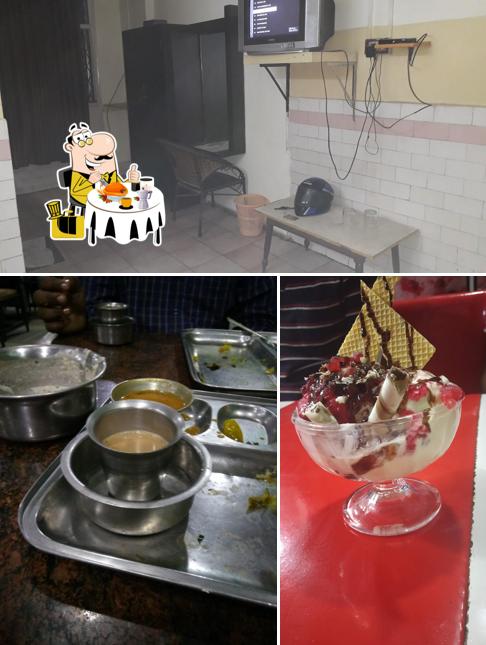 The picture of food and interior at Hotel Mayur