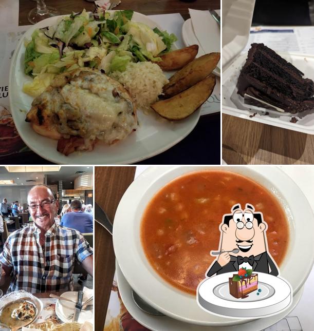 Gâteau au chocolat à Au Vieux Duluth