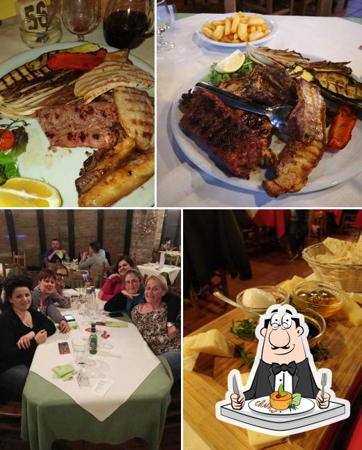 Cibo al Ristorante Alle Aie sul Lago