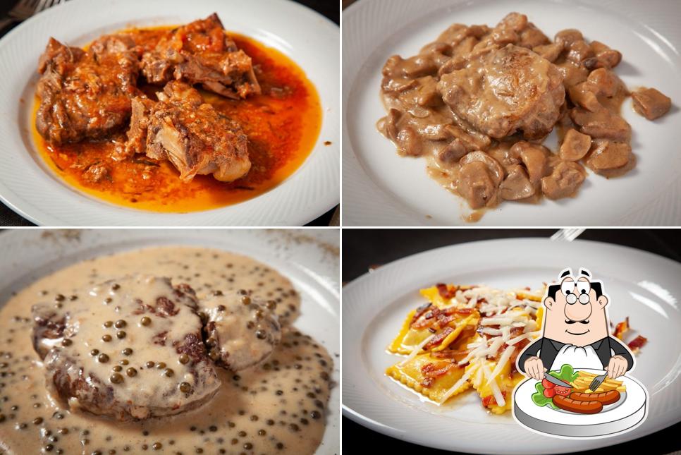 Platti al Trattoria dei Cacciatori