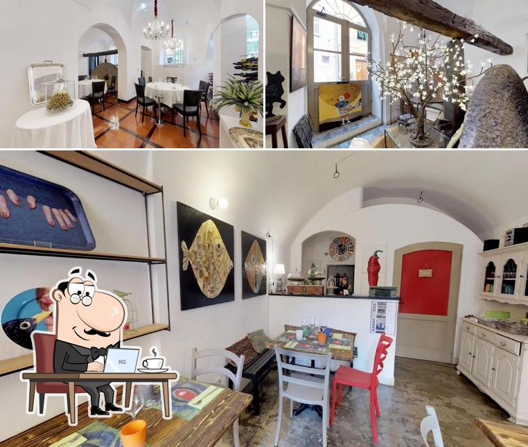 Gli interni di Ai Torchi