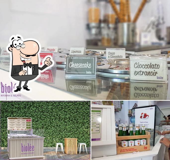 Dai un'occhiata agli interni di biolée gelateria Fregene