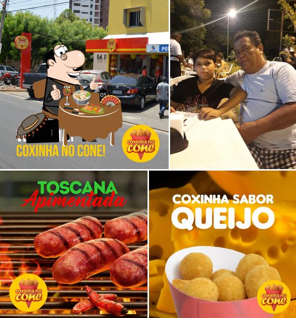 Comida em Coxinha No Cone Dom Severino